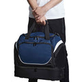 Black-Light Grey - Front - Quadra Pro Team Hardbase Holdall (40 Litres)