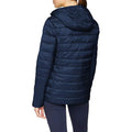 Navy-Yellow - Side - Result Urban Womens-Ladies Snowbird Hooded Jacket