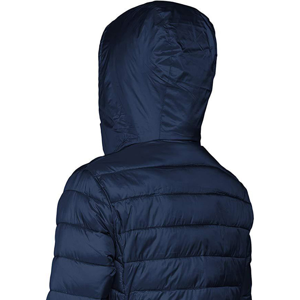 Navy-Yellow - Lifestyle - Result Urban Womens-Ladies Snowbird Hooded Jacket