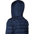 Navy-Yellow - Lifestyle - Result Urban Womens-Ladies Snowbird Hooded Jacket