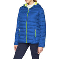 Ocean-Lime - Front - Result Urban Womens-Ladies Snowbird Hooded Jacket