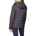 Grey-Orange - Side - Result Urban Womens-Ladies Snowbird Hooded Jacket