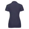 French Navy - Back - Russell Womens-Ladies Stretch Short Sleeve Polo Shirt