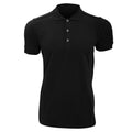 Black - Lifestyle - Russell Mens Stretch Short Sleeve Polo Shirt