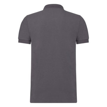 Convoy Grey - Back - Russell Mens Stretch Short Sleeve Polo Shirt