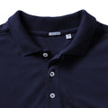 French Navy - Lifestyle - Russell Mens Stretch Short Sleeve Polo Shirt