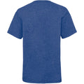 Retro Heather Royal - Back - Fruit Of The Loom Childrens-Kids Valueweight T-Shirt