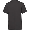 Black - Back - Fruit Of The Loom Childrens-Kids Valueweight T-Shirt