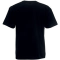 Black - Back - Fruit Of The Loom Mens Valueweight Short Sleeve T-Shirt