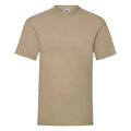 Khaki - Front - Fruit Of The Loom Mens Valueweight Short Sleeve T-Shirt