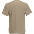 Khaki - Back - Fruit Of The Loom Mens Valueweight Short Sleeve T-Shirt