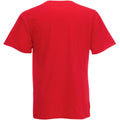 Red - Back - Fruit Of The Loom Mens Valueweight Short Sleeve T-Shirt