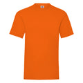 Orange - Front - Fruit Of The Loom Mens Valueweight Short Sleeve T-Shirt
