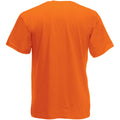 Orange - Back - Fruit Of The Loom Mens Valueweight Short Sleeve T-Shirt