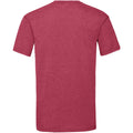 Vintage Heather Red - Back - Fruit Of The Loom Mens Valueweight Short Sleeve T-Shirt