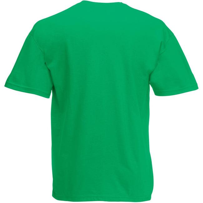 Kelly Green - Back - Fruit Of The Loom Mens Valueweight Short Sleeve T-Shirt