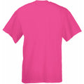 Fuchsia - Back - Fruit Of The Loom Mens Valueweight Short Sleeve T-Shirt