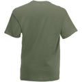 Classic Olive - Back - Fruit Of The Loom Mens Valueweight Short Sleeve T-Shirt