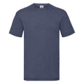 Vintage Heather Navy - Front - Fruit Of The Loom Mens Valueweight Short Sleeve T-Shirt