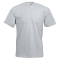Heather Grey - Front - Fruit Of The Loom Mens Valueweight Short Sleeve T-Shirt
