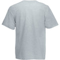Heather Grey - Back - Fruit Of The Loom Mens Valueweight Short Sleeve T-Shirt