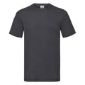 Dark Heather - Front - Fruit Of The Loom Mens Valueweight Short Sleeve T-Shirt