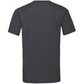 Dark Heather - Back - Fruit Of The Loom Mens Valueweight Short Sleeve T-Shirt