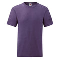 Heather Purple - Front - Fruit Of The Loom Mens Valueweight Short Sleeve T-Shirt