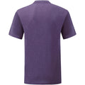 Heather Purple - Back - Fruit Of The Loom Mens Valueweight Short Sleeve T-Shirt