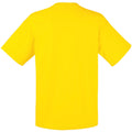 Yellow - Back - Fruit Of The Loom Mens Valueweight Short Sleeve T-Shirt