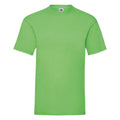 Lime - Front - Fruit Of The Loom Mens Valueweight Short Sleeve T-Shirt