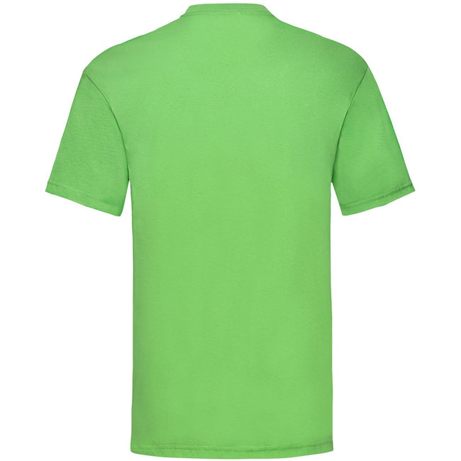 Lime - Back - Fruit Of The Loom Mens Valueweight Short Sleeve T-Shirt