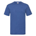Retro Heather Royal - Front - Fruit Of The Loom Mens Valueweight Short Sleeve T-Shirt