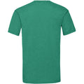 Retro Heather Green - Back - Fruit Of The Loom Mens Valueweight Short Sleeve T-Shirt