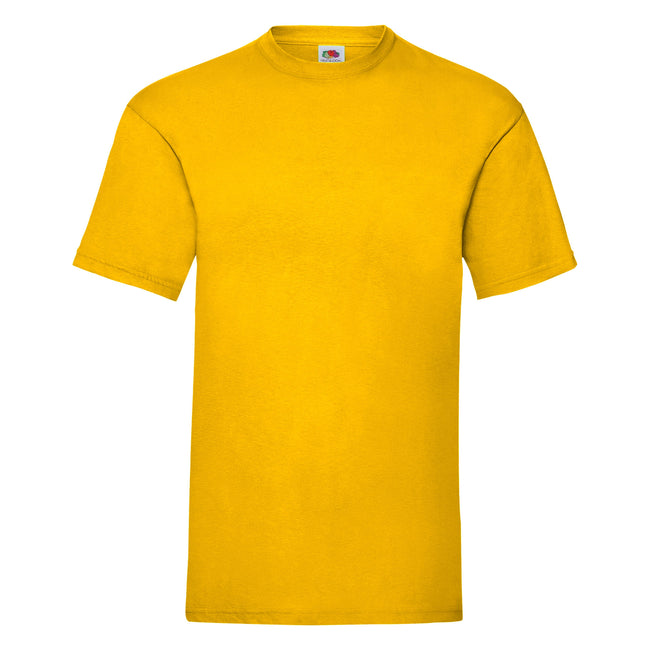 Sunflower - Front - Fruit Of The Loom Mens Valueweight Short Sleeve T-Shirt