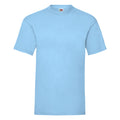 Sky Blue - Front - Fruit Of The Loom Mens Valueweight Short Sleeve T-Shirt