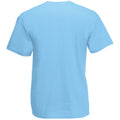 Sky Blue - Back - Fruit Of The Loom Mens Valueweight Short Sleeve T-Shirt