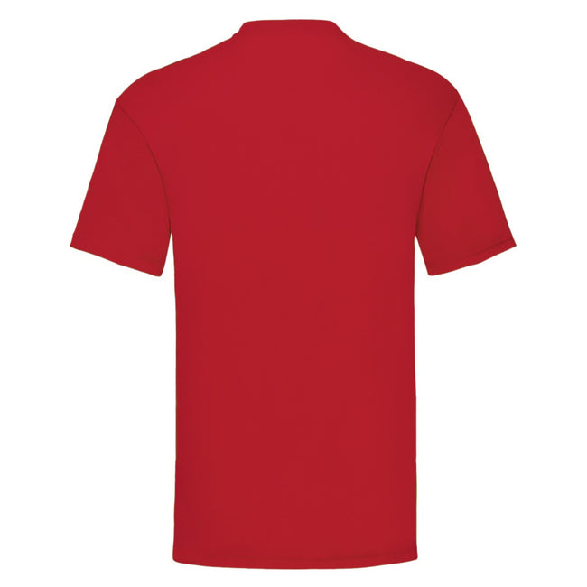 Brick Red - Back - Fruit Of The Loom Mens Valueweight Short Sleeve T-Shirt