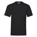 Black - Front - Fruit Of The Loom Mens Valueweight Short Sleeve T-Shirt