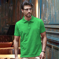 Spring Green - Back - Tee Jays Mens Heavy Pique Short Sleeve Polo Shirt