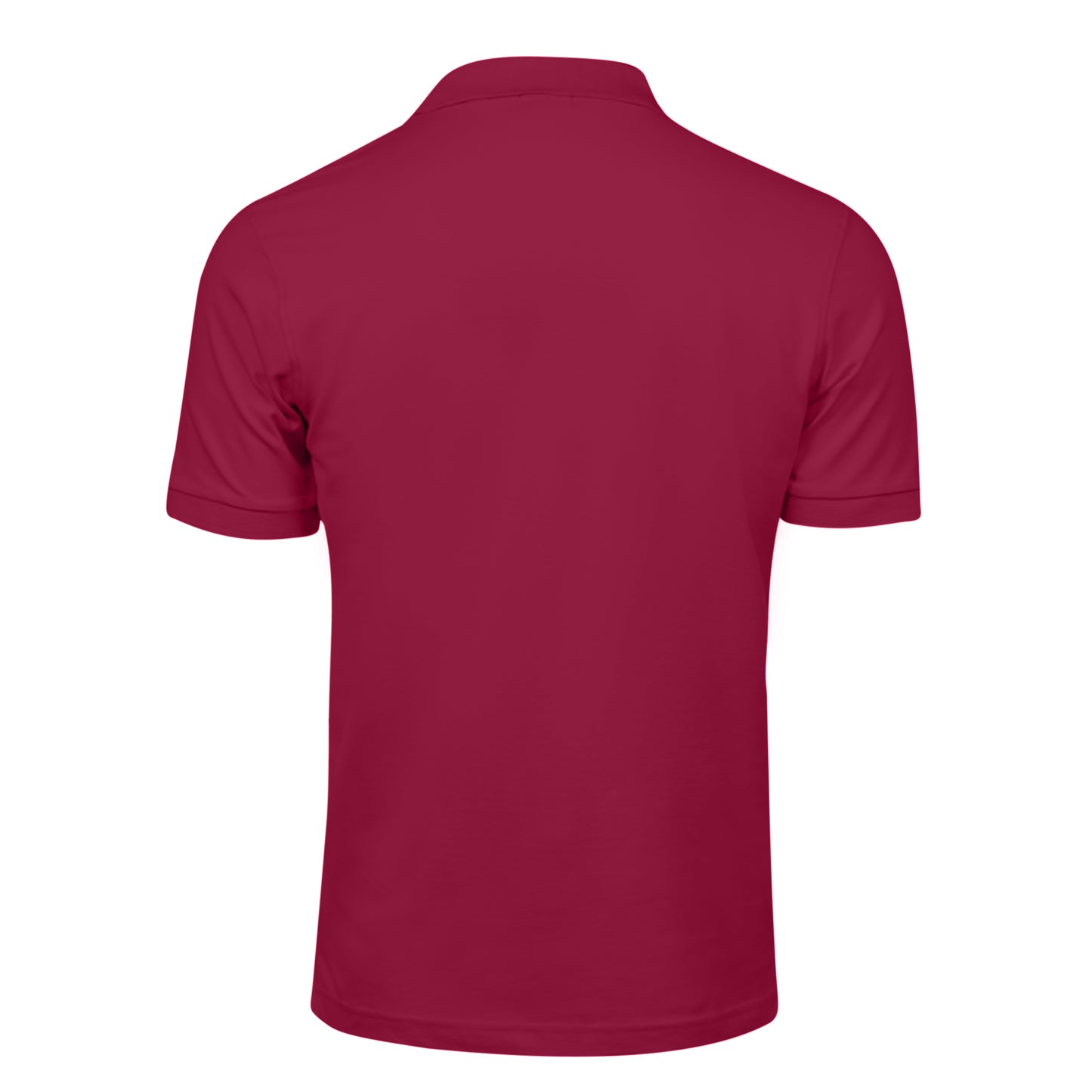 Wine - Back - Tee Jays Mens Luxury Stretch Short Sleeve Polo Shirt