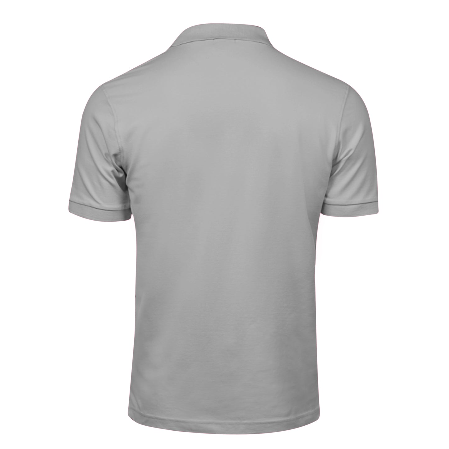 Stone - Back - Tee Jays Mens Luxury Stretch Short Sleeve Polo Shirt