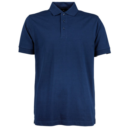 Indigo - Front - Tee Jays Mens Luxury Stretch Short Sleeve Polo Shirt