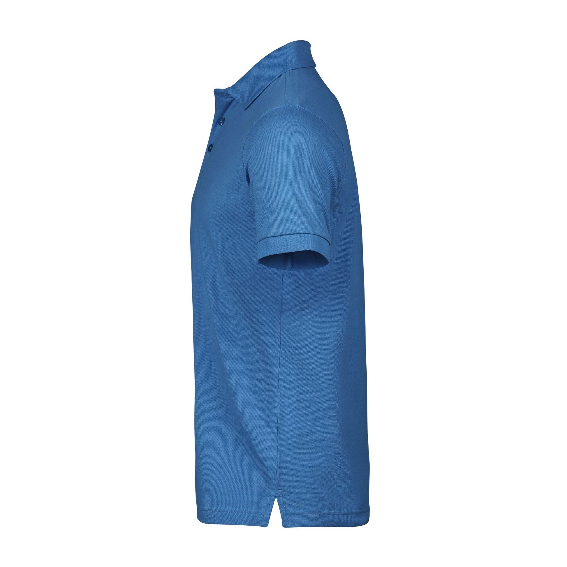 Ocean Blue - Side - Tee Jays Mens Luxury Stretch Short Sleeve Polo Shirt