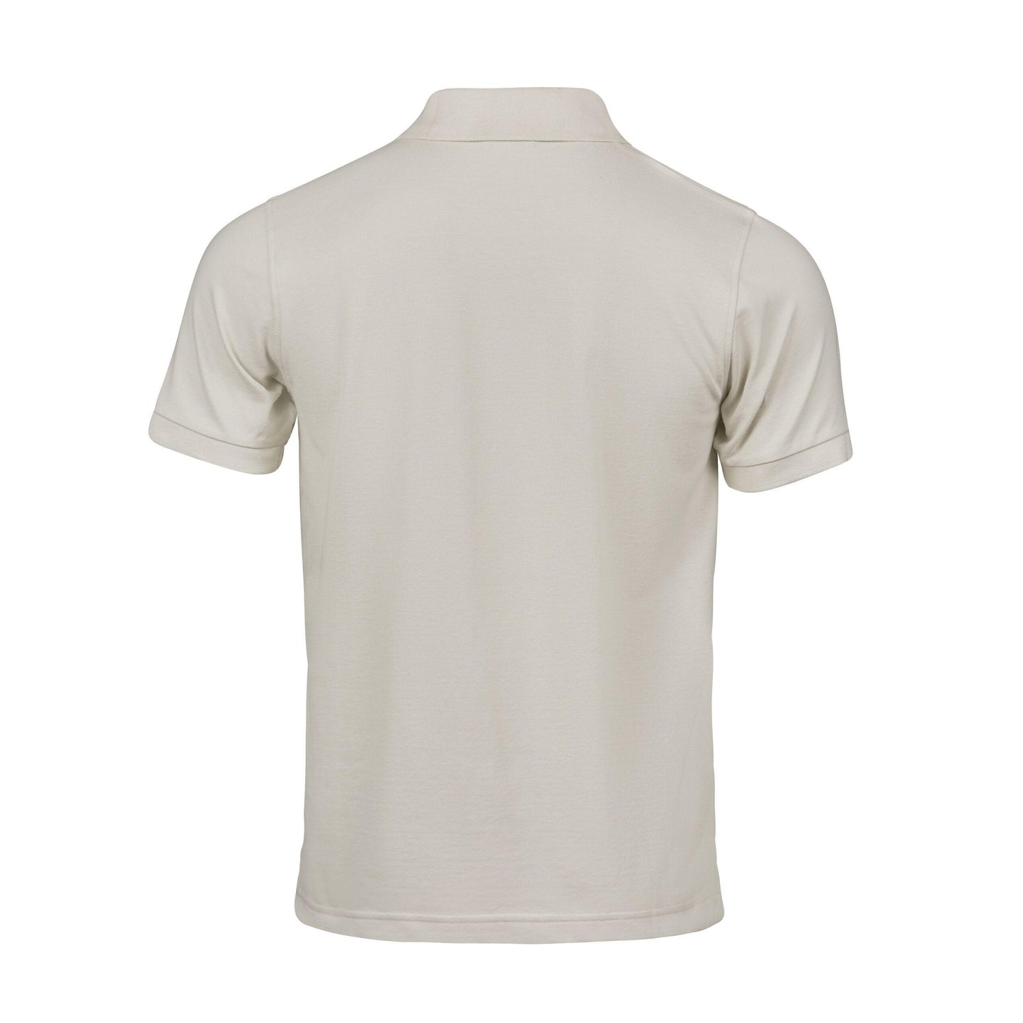 Cement - Close up - Tee Jays Mens Luxury Stretch Short Sleeve Polo Shirt
