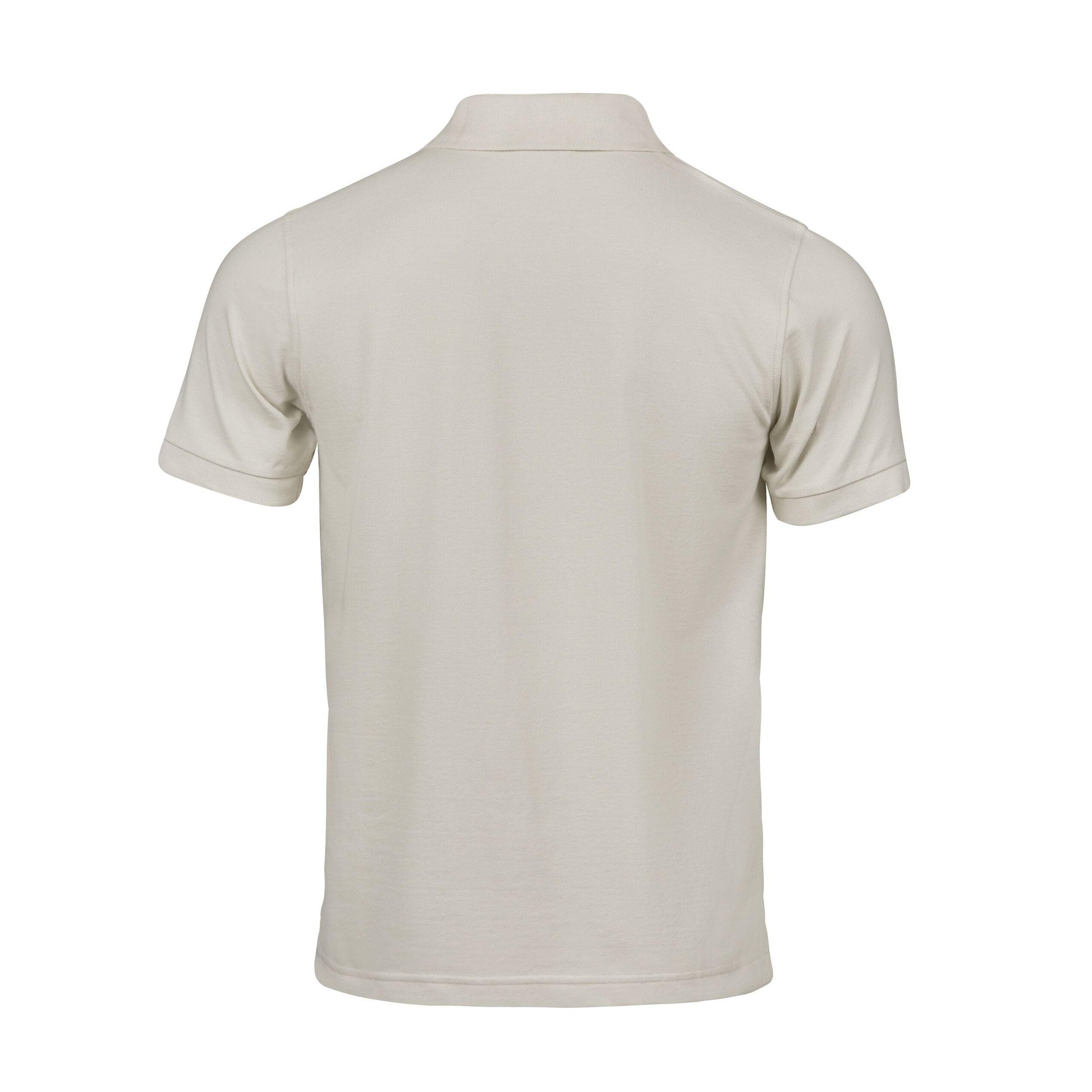 Cement - Close up - Tee Jays Mens Luxury Stretch Short Sleeve Polo Shirt