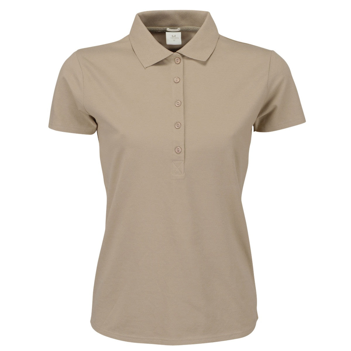 Kit - Front - Tee Jays Womens-Ladies Luxury Stretch Short Sleeve Polo Shirt