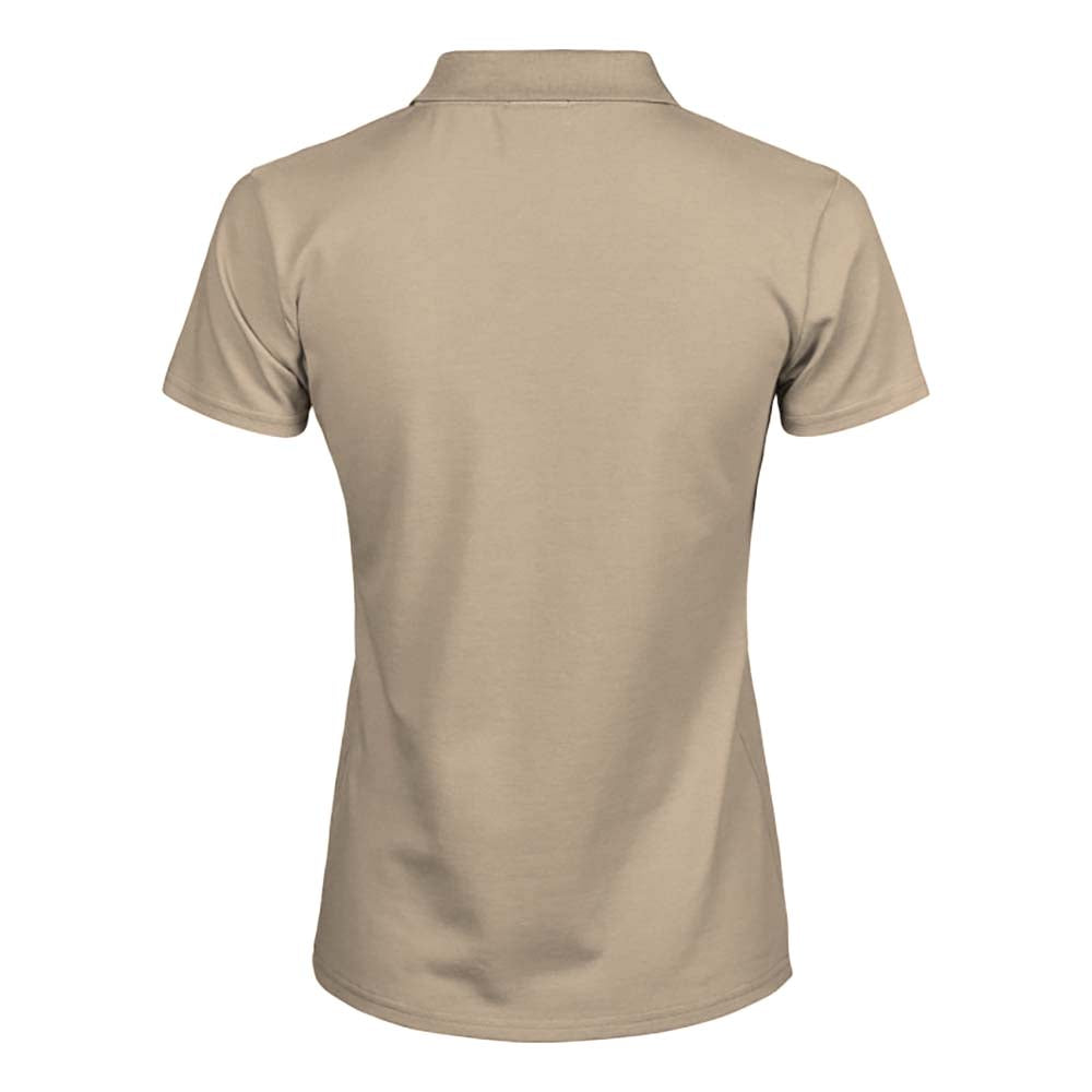 Kit - Back - Tee Jays Womens-Ladies Luxury Stretch Short Sleeve Polo Shirt