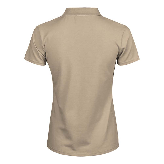 Kit - Back - Tee Jays Womens-Ladies Luxury Stretch Short Sleeve Polo Shirt