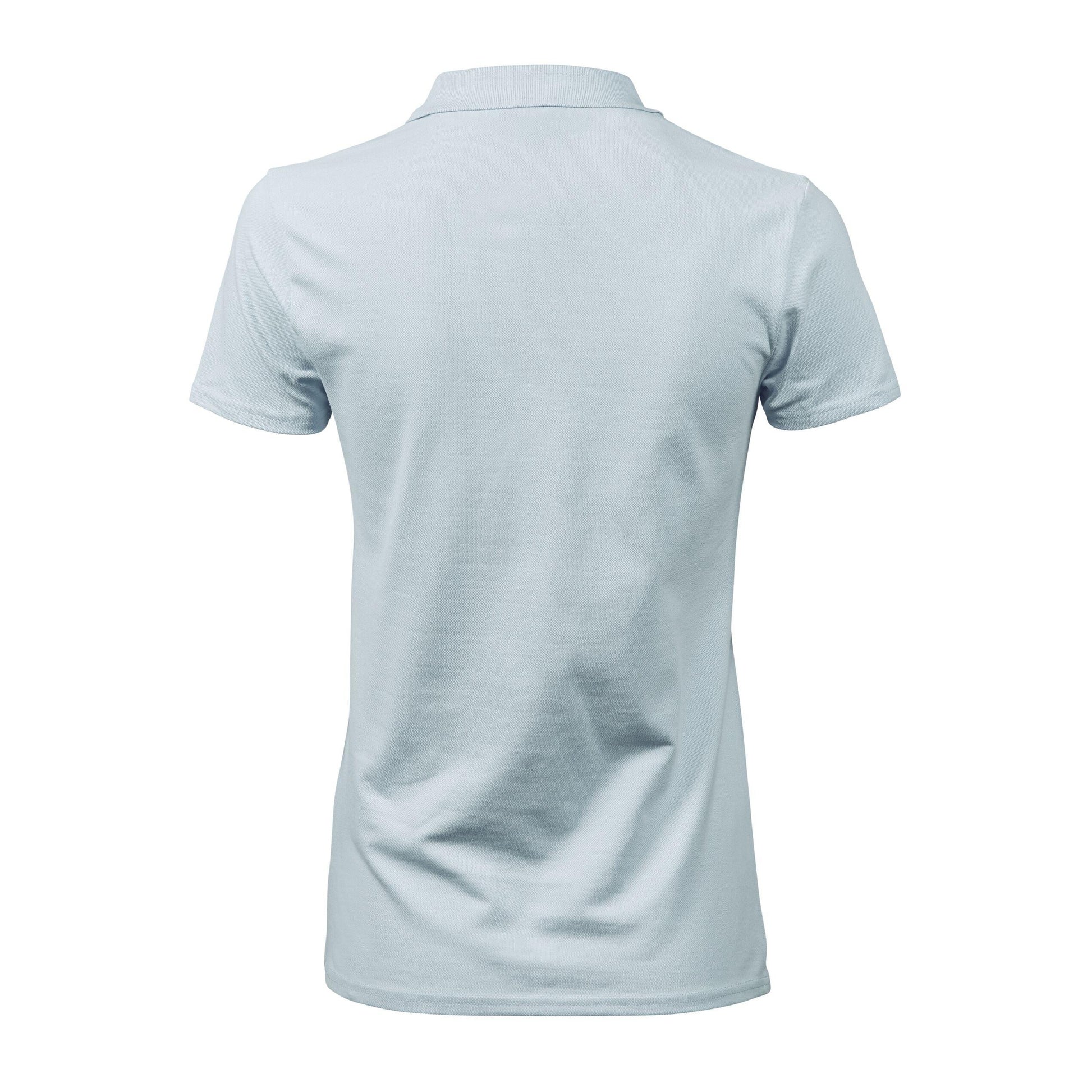 Ice Blue - Back - Tee Jays Womens-Ladies Luxury Stretch Short Sleeve Polo Shirt
